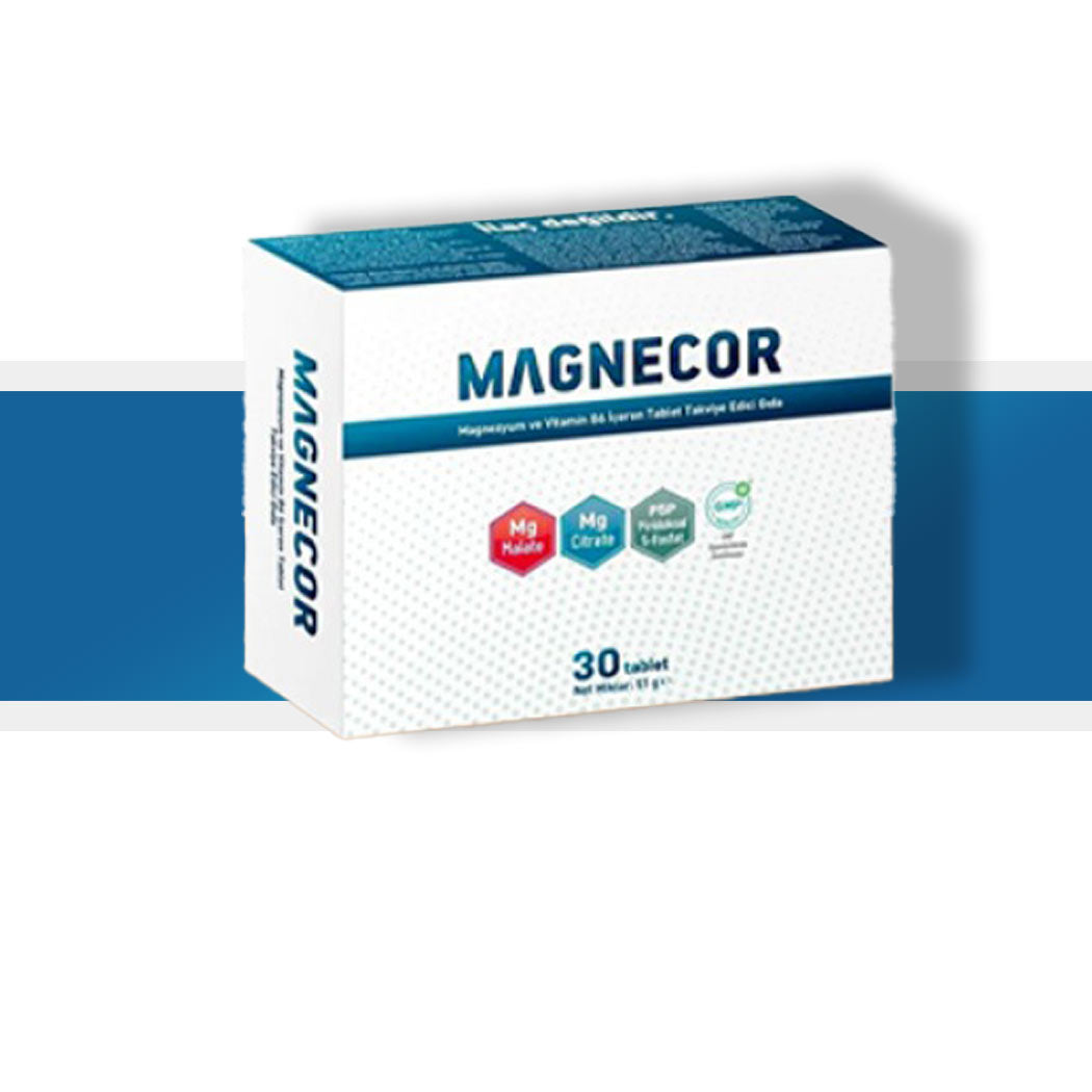 Magnecor Magnezyum Ve B6 Vitamini Içeren Gıda Takviyesi
